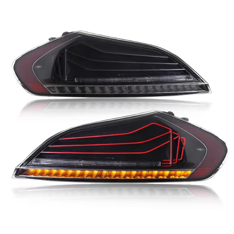 Black LED tail Lights for 2009-2016 BMW Z4 E89 RGB Driving Lights App-Controlled