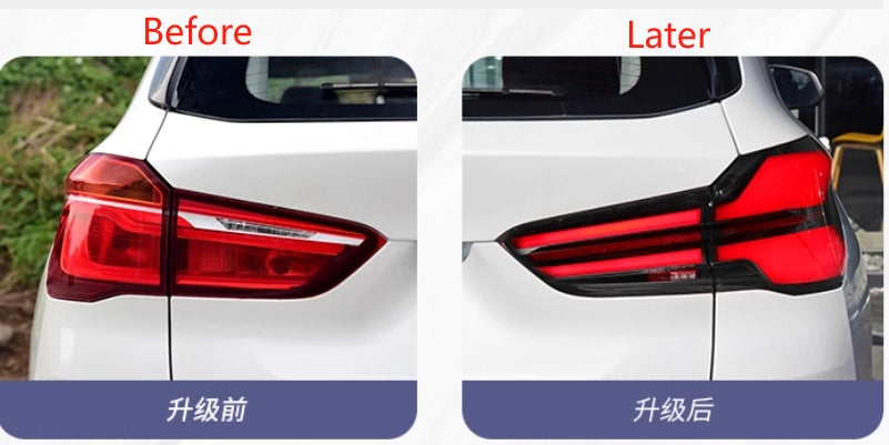 LED Turn Lights for BMW X1 F48 F49 LED tail lamp rearlights 2016-2022 year Red