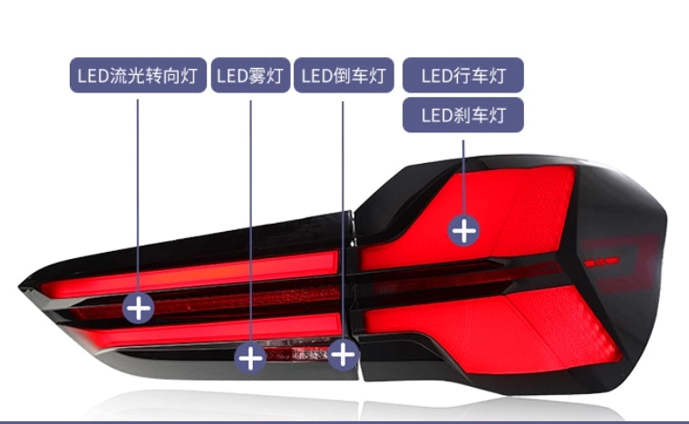 LED Turn Lights for BMW X1 F48 F49 LED tail lamp rearlights 2016-2022 year Red