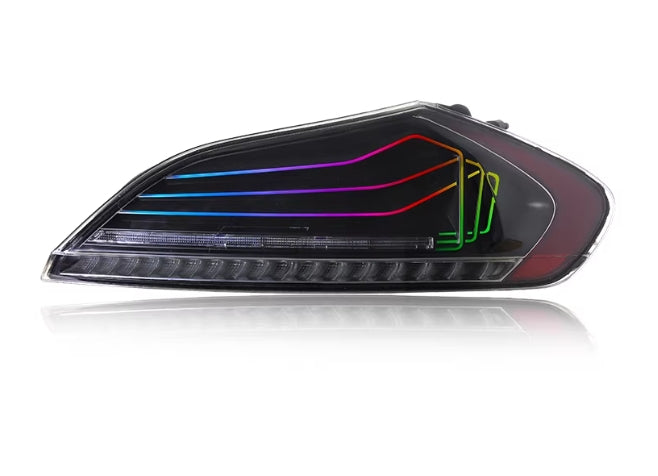 Black LED tail Lights for 2009-2016 BMW Z4 E89 RGB Driving Lights App-Controlled