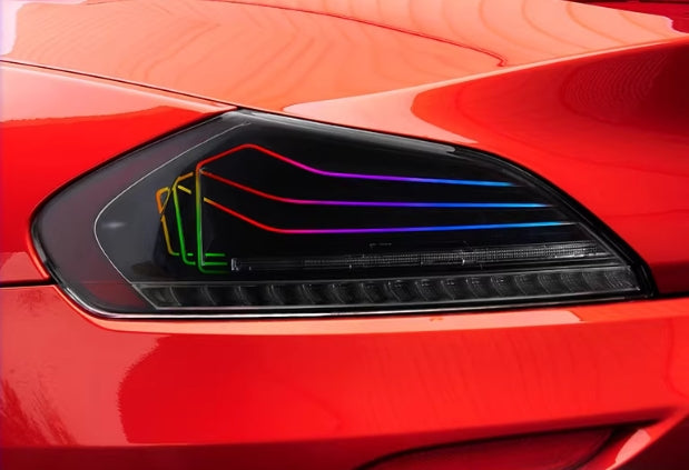 Black LED tail Lights for 2009-2016 BMW Z4 E89 RGB Driving Lights App-Controlled