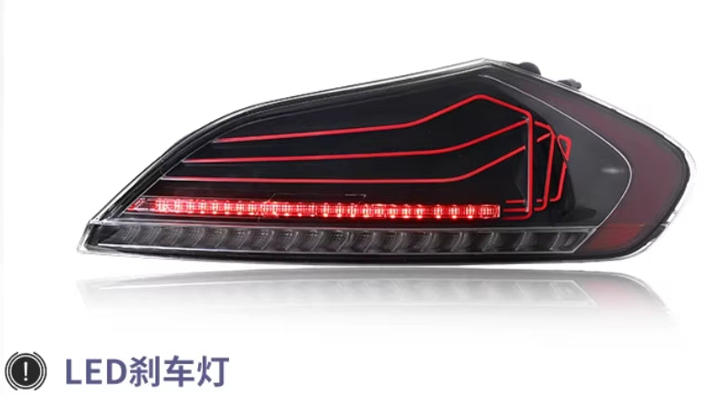 Black LED tail Lights for 2009-2016 BMW Z4 E89 RGB Driving Lights App-Controlled