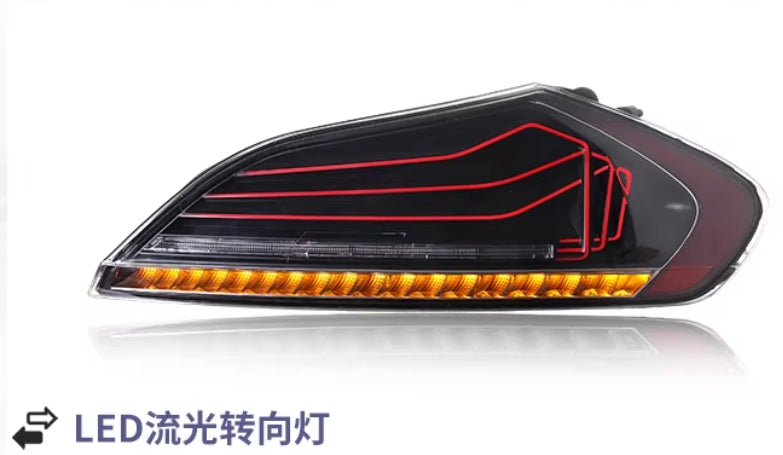 Black LED tail Lights for 2009-2016 BMW Z4 E89 RGB Driving Lights App-Controlled