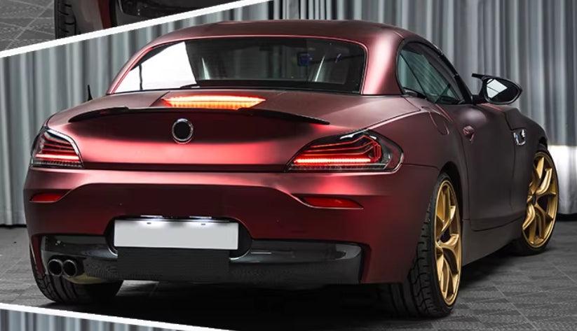 Black LED tail Lights for 2009-2016 BMW Z4 E89 RGB Driving Lights App-Controlled
