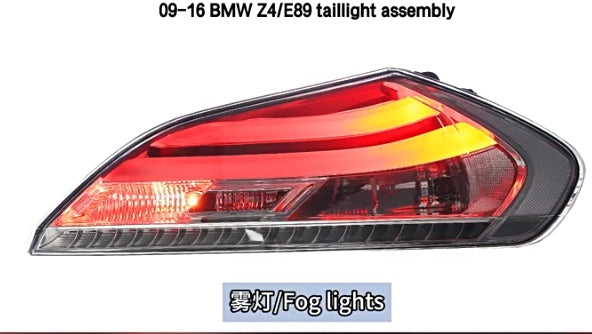 LED Turn Lights for BMW Z4 E89 LED tail lamps rearlights 2009-2016 year Silver