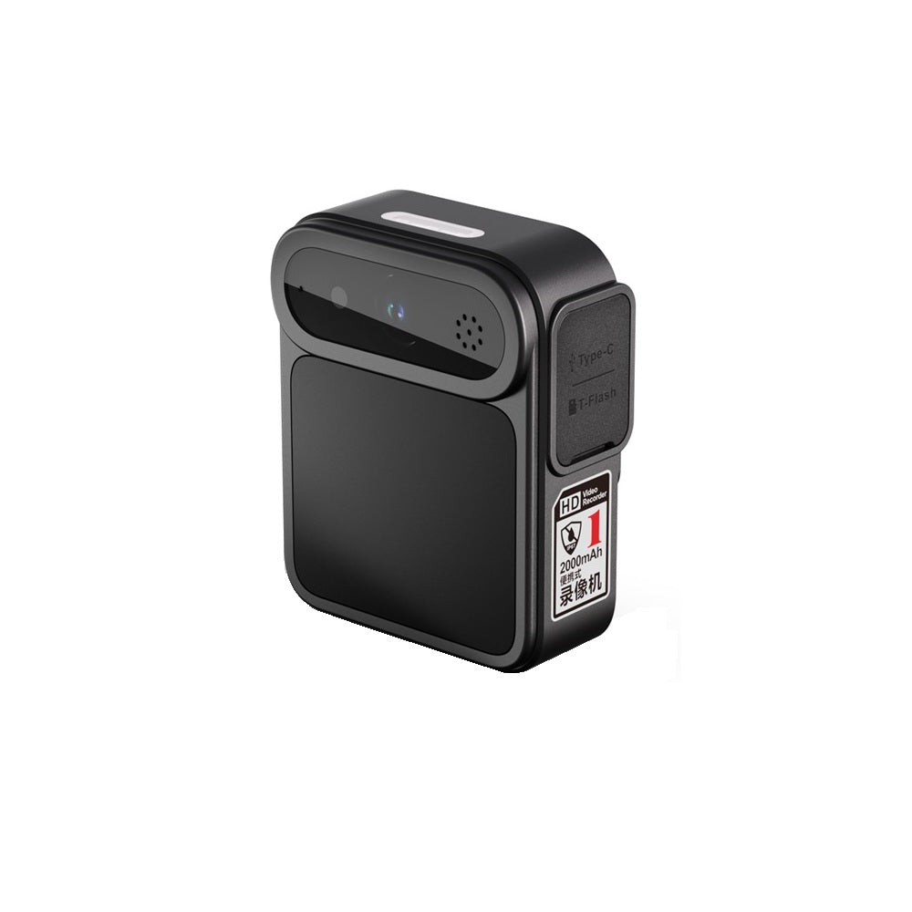 2K Portable Body Camera – Compact Wearable Work Recorder with Loop Recording & Night Vision